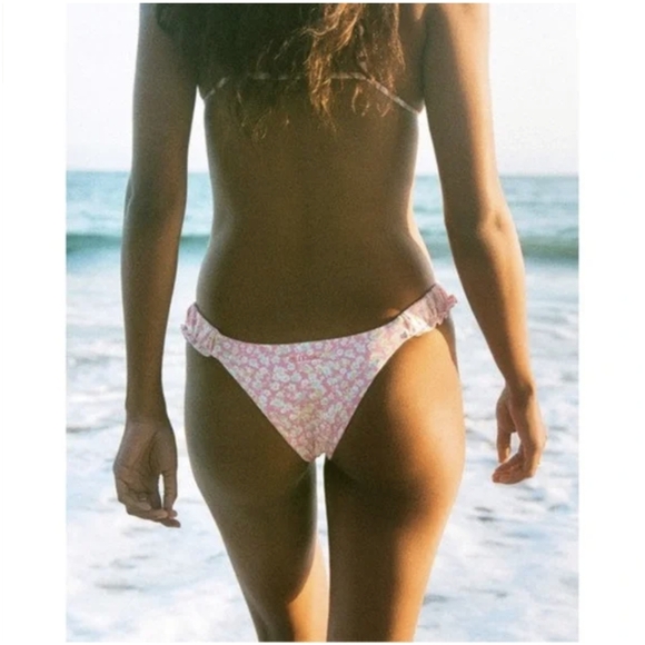 Billabong Ditsy Darling Scoop Bikini Bottoms - Picture 1 of 8